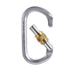 Singing Rock Stahl Schrauber Oval Karabiner