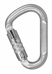 Schraubkarabiner - Twistlockkarabiner - Trilockkarabiner aus Stahl