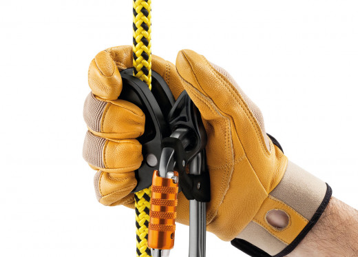 Petzl Microflip Verbindungsmittel mit Stahlkernseil