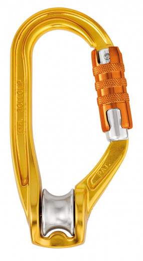 Petzl Rollclip - Karabiner mit integrierter Seilrolle