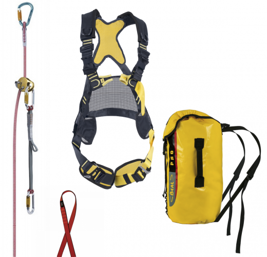 Beal Air Kit Set - Basic Set fr Arbeiten auf geneigten Flchen.