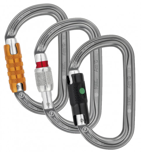 Petzl AM`D Karabiner (Schraub-, Trilock- & Ballockverschluss)