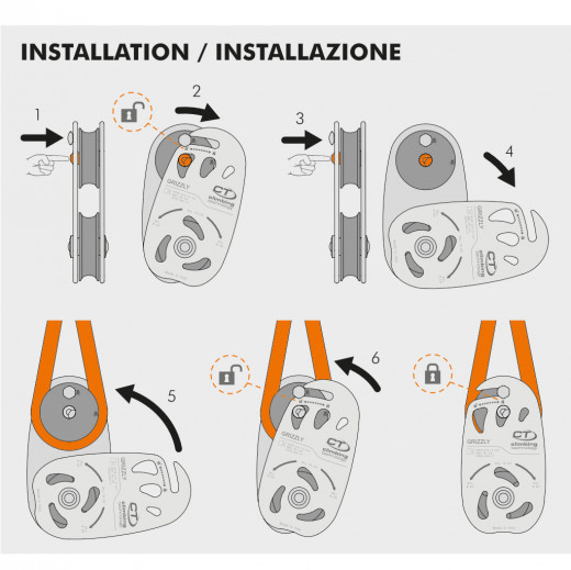 CT - Climbing Technology Grizzly Seilrolle fr Baumfllung