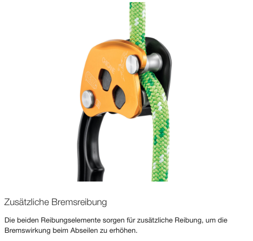Petzl CHICANE - Bremselement fr ZIGZAG und ZIGZAG Plus