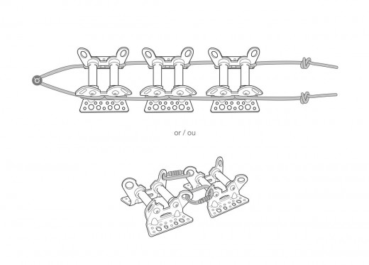 Seilschutz mit Rollen - Petzl ROLLER COASTER