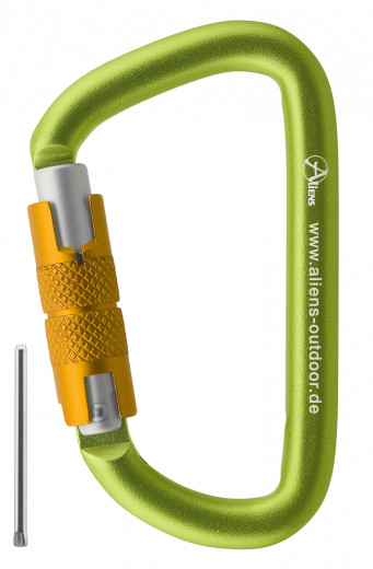 Zubehrkarabiner Aliens Accessory D Twistlock