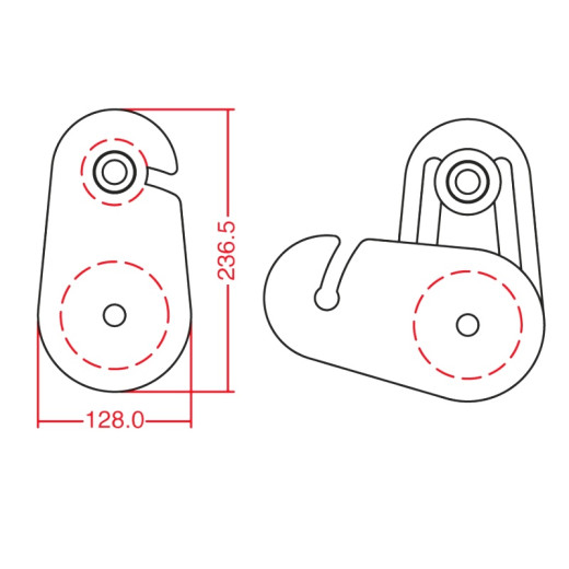 Umlenkrolle Baumpflege - Kong ALBY