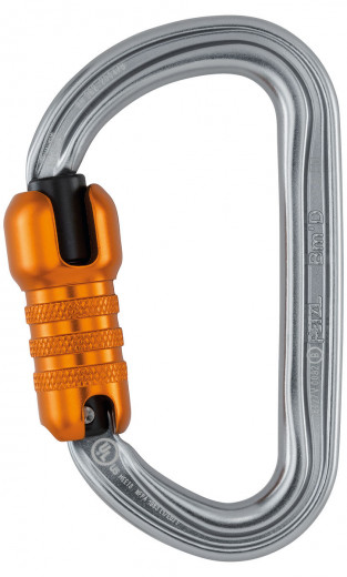 Leichter asymmetrischer Karabiner mit hoher Bruchlast Petzl BMD