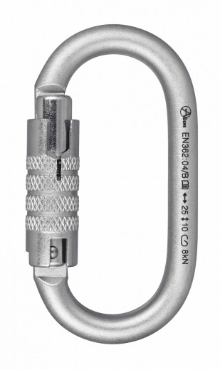 Aliens Stahlkarabiner Total Oval Trilock