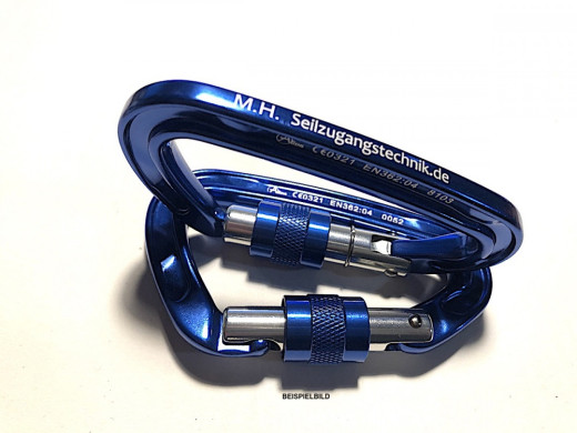 Lasergravur metallischer Kletterausr�stung