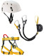 Klettersteigkombination (Gurt, Helm, Klettersteigset)