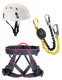 Klettersteigkombination (Gurt, Helm, Klettersteigset)