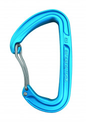 Leichter Alu Kletterkarabiner mit Drahtschnapper