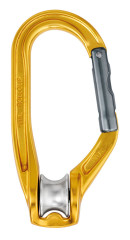 Petzl Rollclip - Karabiner mit integrierter Seilrolle