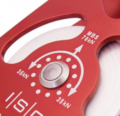 ISC SINGLE Seilrolle mit Lasche (max. 13mm)